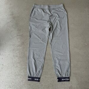 Cotopaxi Men's Jogger Pants Gray Size L Nylon Stretch Travel Athletic Gear